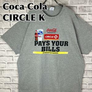 Coca Cola コカコーラ SWEEPSTAKES Tシャツ 半袖 輸入品 春服 夏服 海外古着 会社 企業 ジュース 炭酸飲料 両面デザイン サークルK