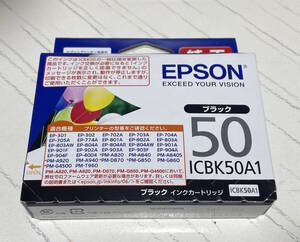 【ネコポス送料無料】EPSON エプソン 純正 ブラック 黒 50 ICBK50A1