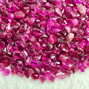 1円〜!!小粒大量!!◆天然ルビーおまとめ201ct◆j 約40.2g ルース 裸石 宝石 ジュエリー jewelry ruby corundum コランダム 紅玉 w3ヤ22