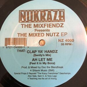 ■ The MIXFIENDZ / The MIXED NUTZ EP ■ HIPHOP Beats / DJが現場で使える1枚。