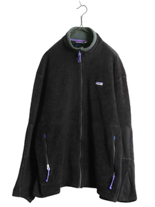 00s USA製 ★ 00年製 パタゴニア R2 フリース ジャケット メンズ XL / オールド Patagonia ジャンパー 毛長 レギュレーター ボア パイル 黒