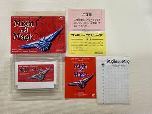 FC 新品？　美品　マイト&マジック　箱説付き　珍品　レア　ファミコン 