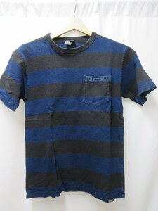 ◎美品　ショット schott ボーダー半袖Tシャツ　黒紺 サイズS