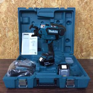 【RH-0892】未使用品 makita マキタ 充電式鉄筋結束機 TR180DRGX バッテリ×2 充電器×1 ケース