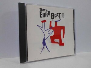 THAT’S EUROBEAT VOL.18 CD ザッツ・ユーロビート