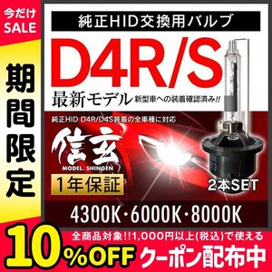 新品 Model 信玄 純正交換 HID D4S D4R 4300K 6000K 8000K 選択式 車検対応 安心1年保証★