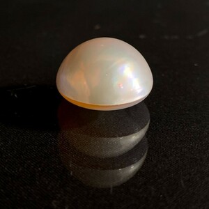 【超大粒 20mm up】マベパール 29.6ct 5.92g / 径20.5mm 高さ13.3mm / 良テリ ルース 裸石 真珠 Mabe Pearl Jewelry 半円真珠 A738