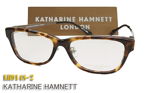 KATHARINE・HAMNETT キャサリンハムネット メガネ フレーム KH9148-2 鼻パットタイプ 正規品 日本製 眼鏡