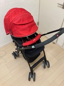 【上美品】アップリカ エアリア 4.8㎏ 軽量 両対面 ハイシート