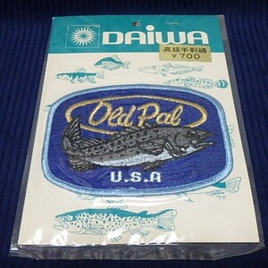 希少 オールド オールドパル ワッペン OLD PAL タックルボックス ダイワ DAIWA パッチ