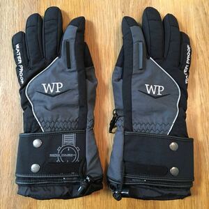 HONDA WATER PROOF Gloves ホンダ ウォータープルーフ ライディング グローブ 手袋 Sサイズ バイク ツーリング ユーズド