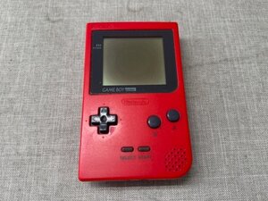 【ジャンク品】Nintendo 任天堂 GAME BOY pocket MGB-001 画面中央部黒がかっています。動作は確認済み (管理番号:049111）