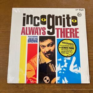 INCOGNITO ALWAYS THERE 1991 インコグニート 12インチシングル レコード FEATURING JOCELYN BROWN