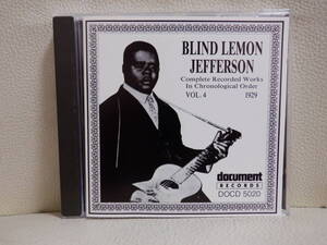 [CD] BLIND LEMON JEFFERSON / VOL.4