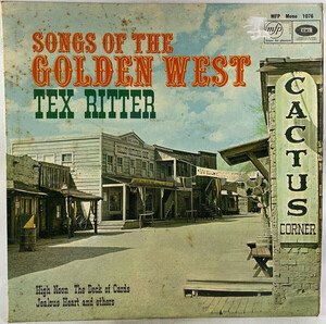 英LP Tex Ritter Songs Of The Golden West MFP1076 Music For Pleasure /00260