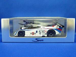 ⑩スパーク 1/43 ランチア LC2 #5 ル マン 1983 P.ギンザー二/H.ヘイヤー/T.ファビ(Spark, Lancia, Le Mans, Martini)