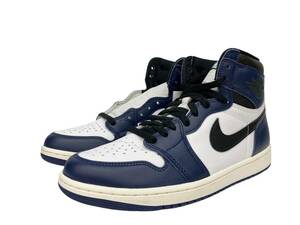 NIKE ナイキ AIR JORDAN 1 RETRO HIGH OG エア ジョーダン1 レトロ ハイ スニーカー DZ5485-401 27cm US9 ミッドナイトネイビー×白/028