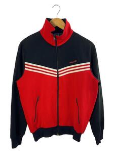 adidas◆Vintage/70s～/デサント製/トラックジャケット/ジャージ/SIZE:L/ポリエステル/RED//