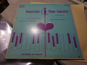 エリー・ナイ氏変名演奏,ELLY NEY(GERHARD STEIN),GERD RUBAHN,BERLIN DYMPHONY/RUBENSTEIN:PIANO CONCERTO IN D, OPUS 70(Sparton:1556 LP