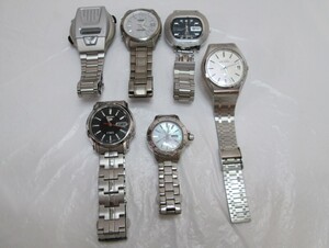 1000円スタート 腕時計まとめ6点 SEIKO 7S26-03S0/5855-8000/5606-5011/A860-4001/CASIO LIM-130T/CITIZEN E001-K004900 [10/11] K①702