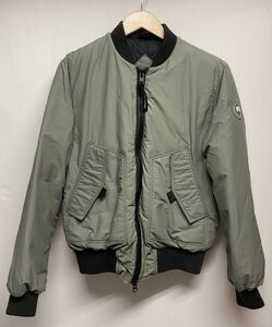 【CANADA GOOSE カナダグース】5621M Frasier Bomber フレイザーボンバー ダウンジャケット Sサイズ カーキ ナイロン 2407oki h