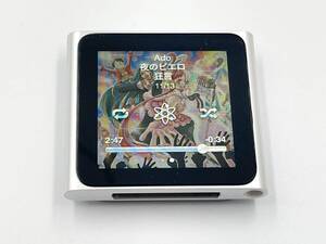 ★☆外観概ね美品！　バッテリー△ Apple iPod nano 8GB MC525LL A1366 第6世代☆★