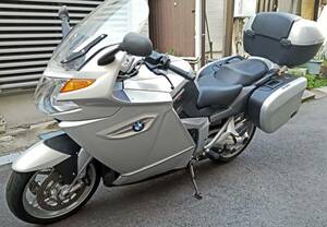 K1200GTプレミアムライン銀2007年式24,300km,検R7年1月,1キートップケース,ハンドル・前後シートヒーター,オートクルーズ,ディーラーメンテ