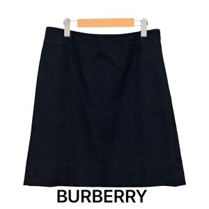 BURBERRY LONDON, バーバリーロンドン, ブラック スカート, 台形スカート, 古着