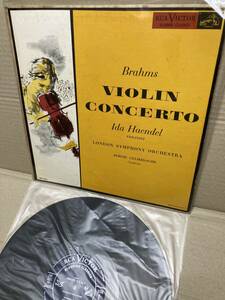 US Org.！稀少LP！イダ・ヘンデル, チェリビダッケ / ブラームス:ヴァイオリン協奏曲 RCA Victor LBC-1051 オリジナル盤 米盤 IDA HAENDEL