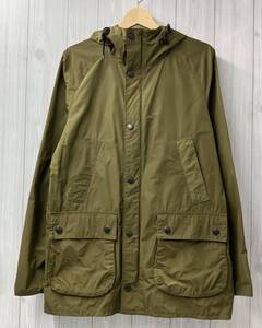 Barbour バブアー 1901114 ポリエステル フーディ ジャケット サイズ38 カーキ