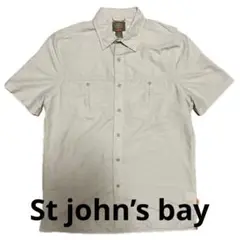 【珍品】St john’s bay（セントジョンズベイ）ナイロン 半袖シャツ