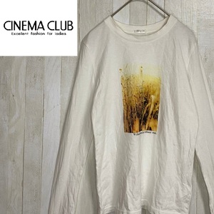 CINEMA CLUB★シネマクラブ★フォトプリントＴシャツ★サイズS　1215-13