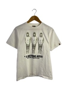 A BATHING APE◆Tシャツ/S/コットン/WHT