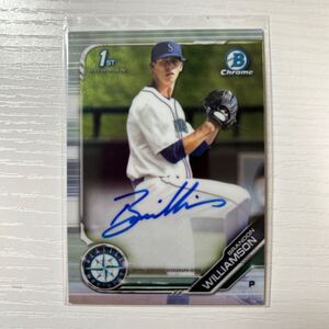 2019 Bowman Draft Brandon Williamson auto