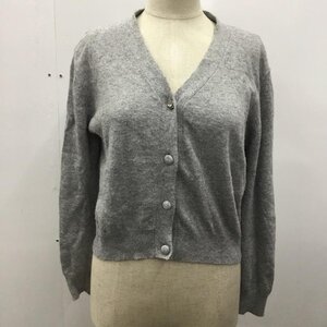 SNIDEL FREE スナイデル カーディガン 長袖 ショート丈 無地 Cardigan 灰 / グレー / 10021612