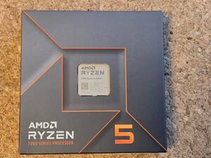 【送料込み】AMD Ryzen 5 7600X BOX (AM5/4.7GHz/C6/T12/105W/Radeon Graphics)