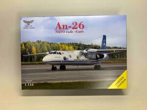 送料無料　1/144　SOVA Models 14003 ソヴァーM　An-26 Curl Ukrainian transport An-26 ウクライナトランスポート