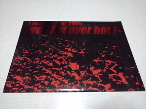 〇　J 小野瀬潤　【　2009ツアーパンフレット get hot over hot!　】　ルナシー　LUNA SEA　※管理番号 pa4316