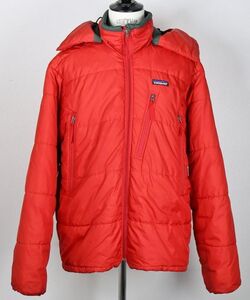 F02 PATAGONIA PUFF JACKET Fire size L パタゴニア パフジャケット b8588