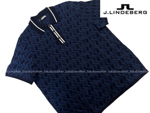 J.LINDEBERG ジェイリンドバーグ NATE KNITTED SHIRT半袖シャツ(46)[45]