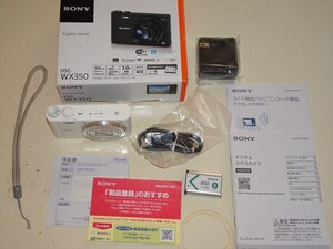 SONY ソニー Cyber-shot DSC-WX350 デジタルカメラ 箱付 ホワイト 中古品