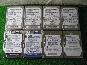 KA4893/2.5インチHDD 8台/TOSHIBA,WD,SAMSUNG 750GB