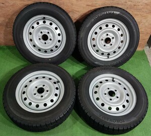 195/65R15 YOKOHAMA iceGUARD IG50 PLUS【2本/2018年 2本/2020年】(スチールホイール) 15X5J 5H/114.3 4本セット！