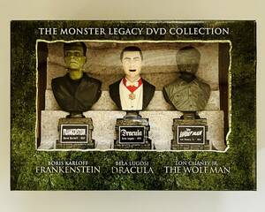 MONSTER LEGACY DVD COLLECTION「FRANKENSTEIN」「DRACULA」「THE WOLF MAN」付属フィギュア（付属DVDなし）