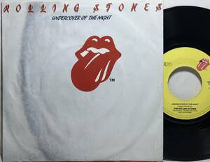 【欧7】 ROLLING STONES ローリングストーンズ UNDERCOVER OF THE NIGHT / ALL THE WAY DOWN / 1983 EEC盤 7インチシングルレコード EP 45