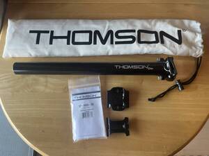 THOMSON Elite シートポスト 31.6mmx367mm カーボンサドルレール用クランプ付き 中古