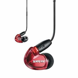 【中古】 SHURE イヤホン UNIシリーズ Special Edition SE535LTD+UNI-A レッド :