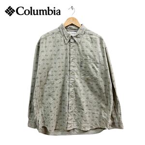 Columbia 柄シャツ USA古着 コロンビア ネルシャツ USA製 アウトドアブランド バッファロー 洗濯済 古着 アメリカ古着 plywood 2402