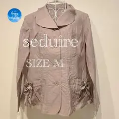 セデュイール（M） seduire  透け感　ジャケット風　ブラウス