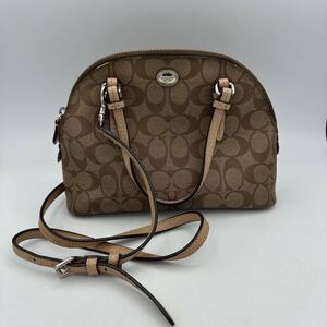 コーチ ショルダーバッグ 2way ハンドバッグ COACH 【中古品】